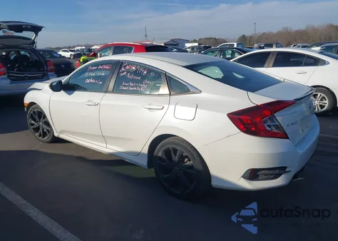 2021 Honda Civic Sport из США, поврежденный, VIN 19XFC2F8XME201721